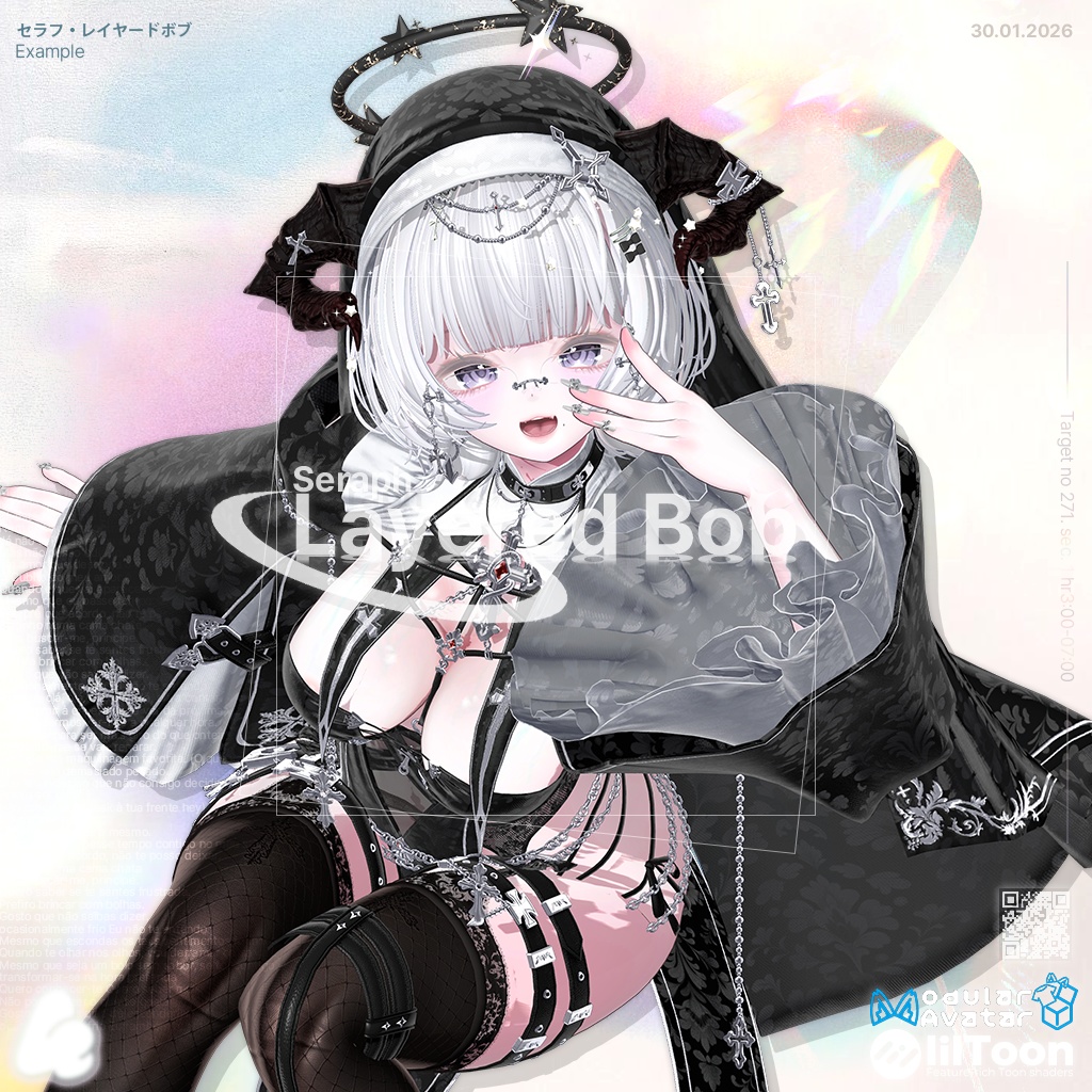 💥セール中💥 【17アバター対応】 Seraph Layered Bob