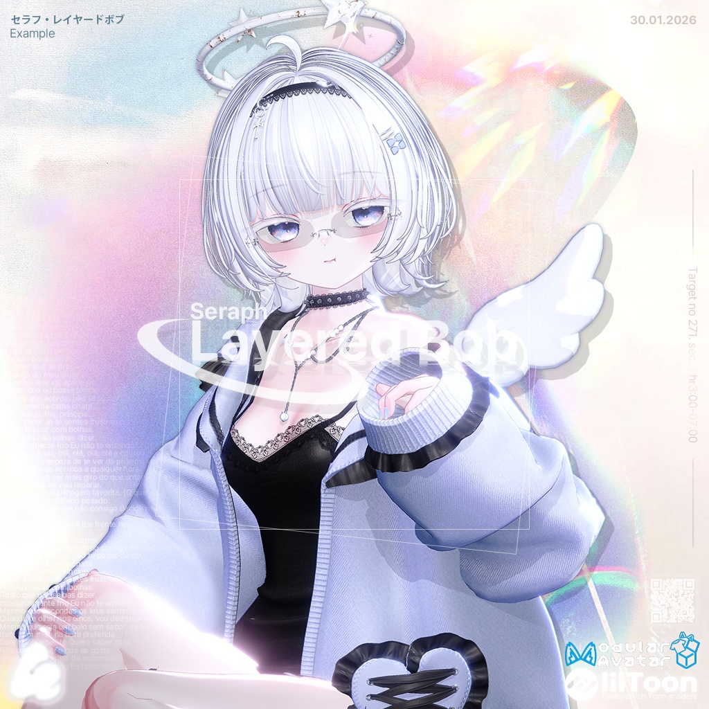 💥セール中💥 【17アバター対応】 Seraph Layered Bob