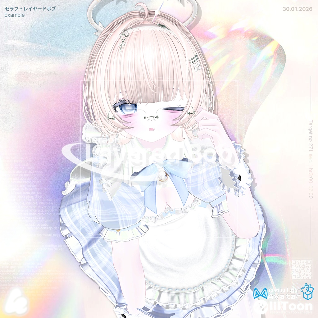 💥セール中💥 【17アバター対応】 Seraph Layered Bob