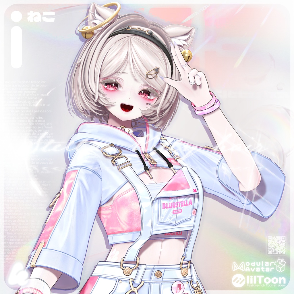 💝100円イベント中💝【10アバター対応】 Stellar Kitty hair