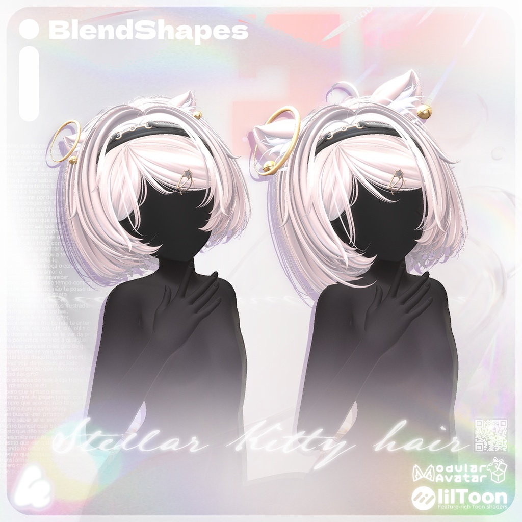 💝100円イベント中💝【10アバター対応】 Stellar Kitty hair