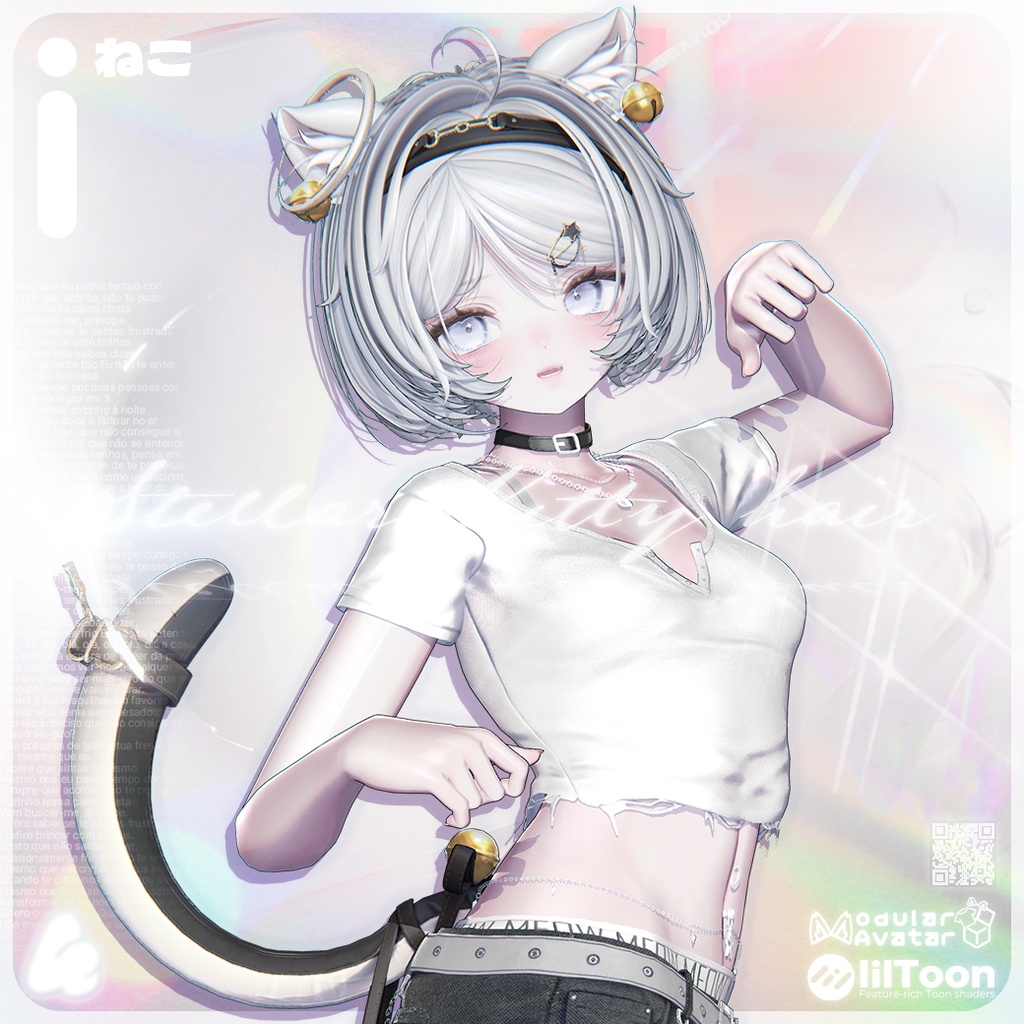 💝100円イベント中💝【10アバター対応】 Stellar Kitty hair