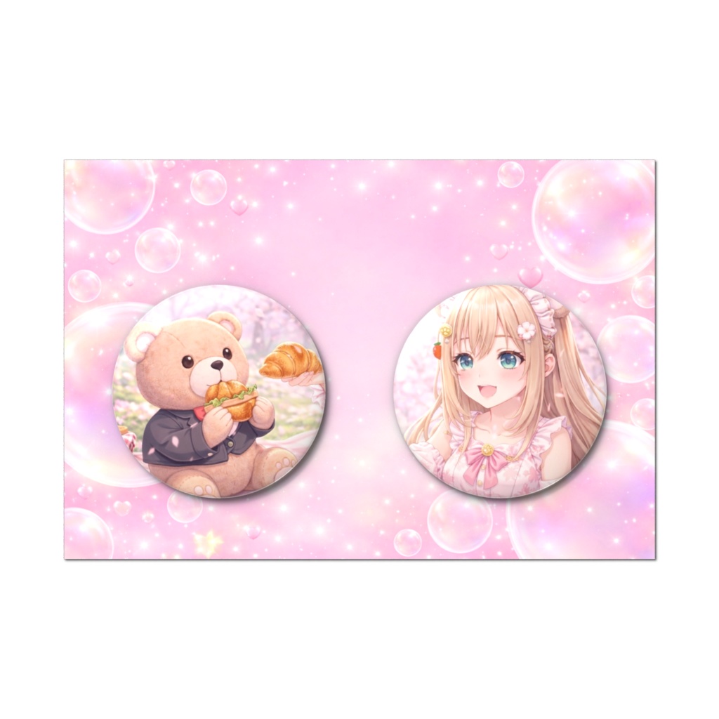 季節缶バッチ②