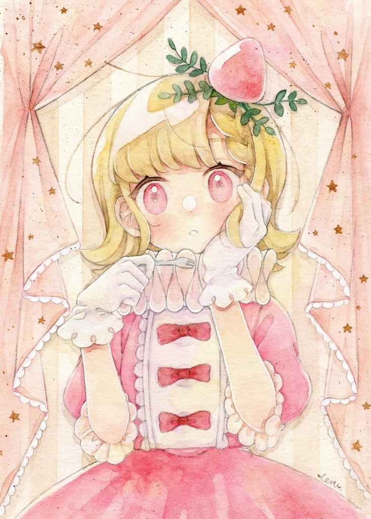 【グッズ】ポストカード　「ケーキちゃん」