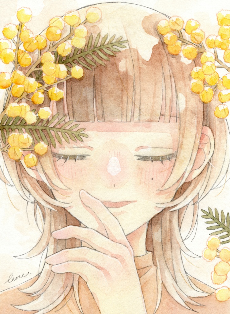 【原画】花シリーズ (フレームレス)