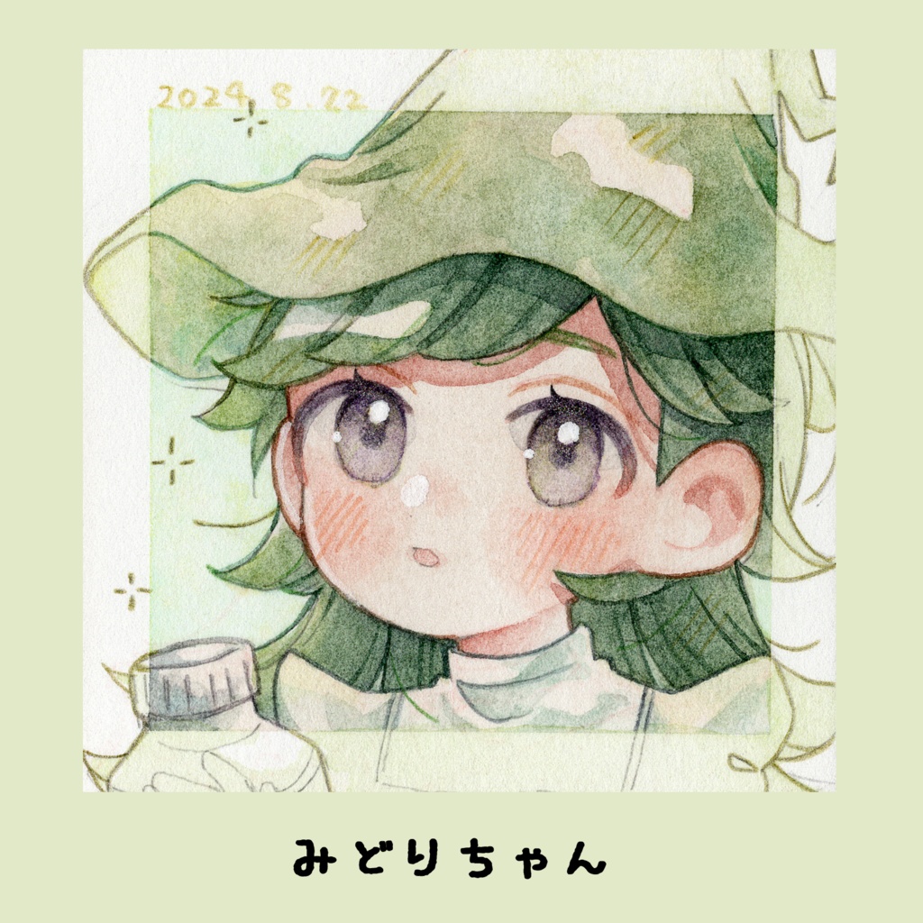 【原画】過去の作品の子を描いてみよう! 第一弾