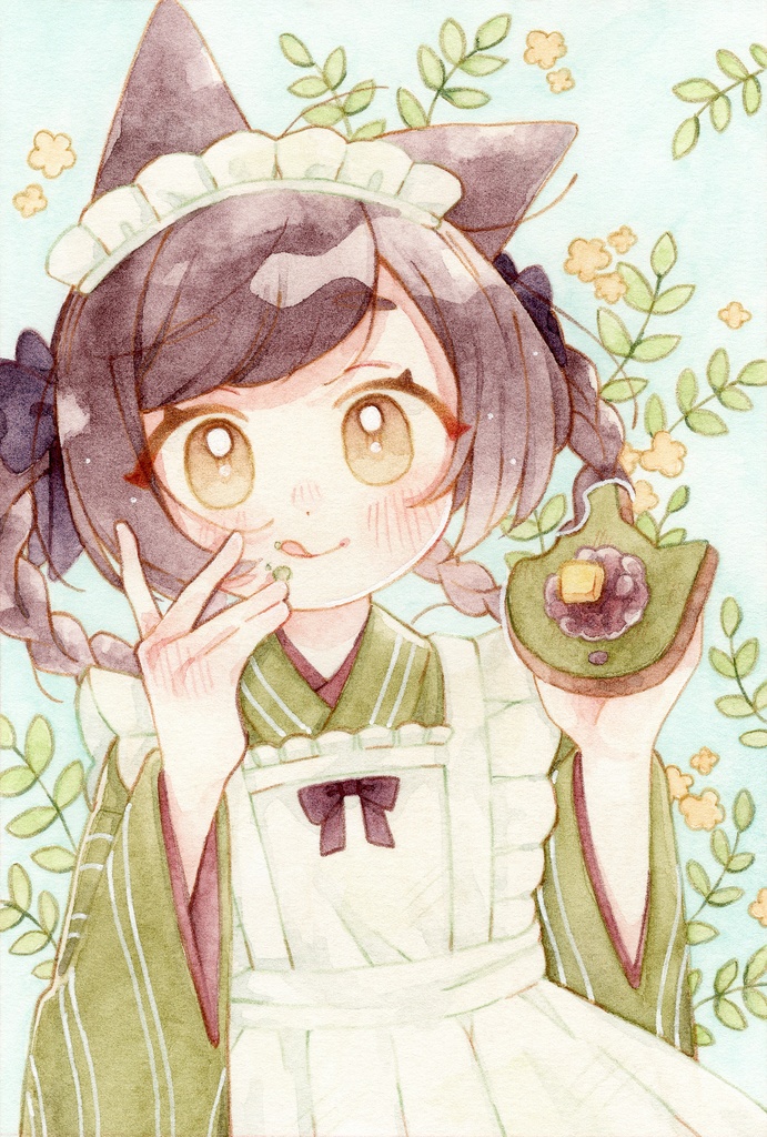 【グッズ】「けもみみべーかりー」ポストカード