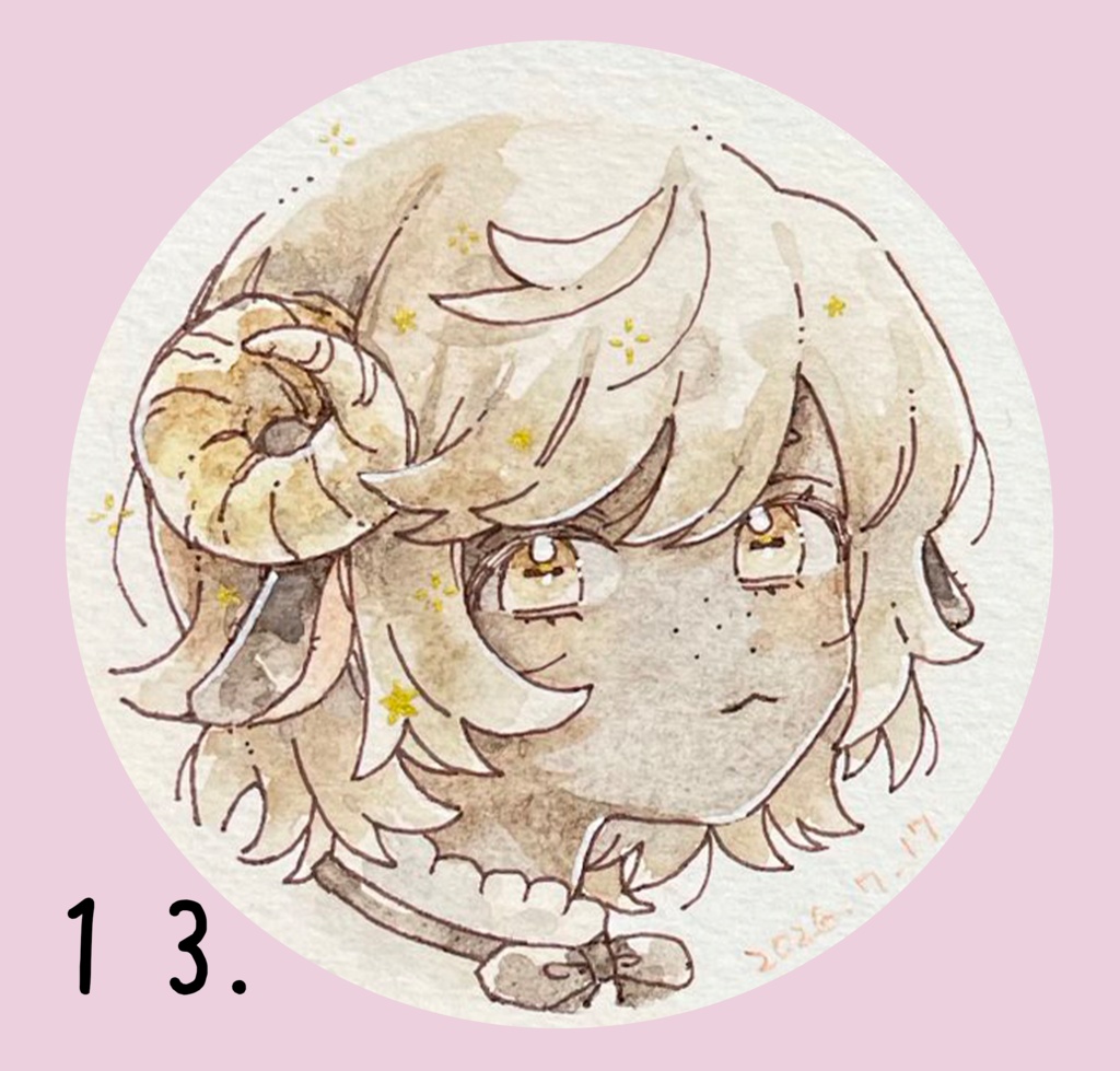 【原画】WWMホルベインチャレンジ ドローイング『7/10~7/17期間』