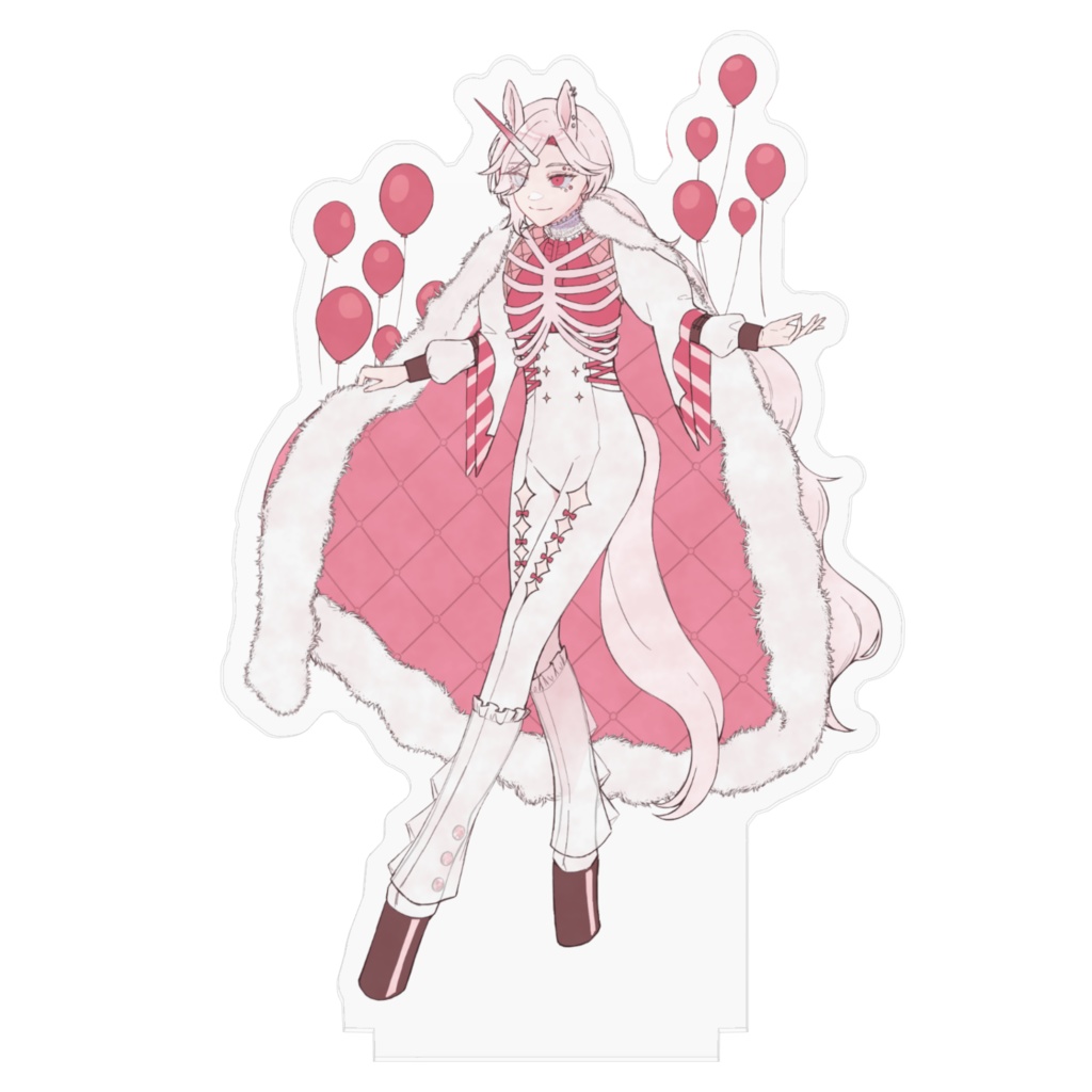 ピンクユニコーン アクリルフィギュア