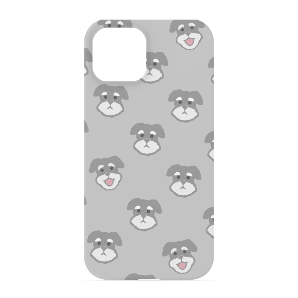 シュナウザーiPhoneケース