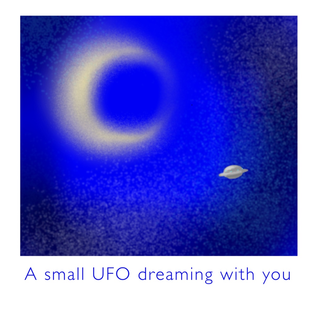 きみと夢見る小さなUFO Tシャツ