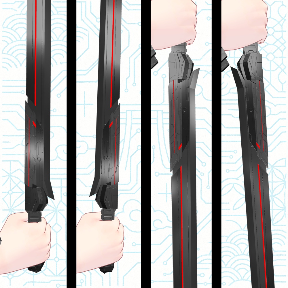 【VRChat】YSTW/K-01 斬雅 -ZanGa-