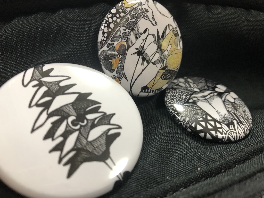 作品 缶バッジ各種