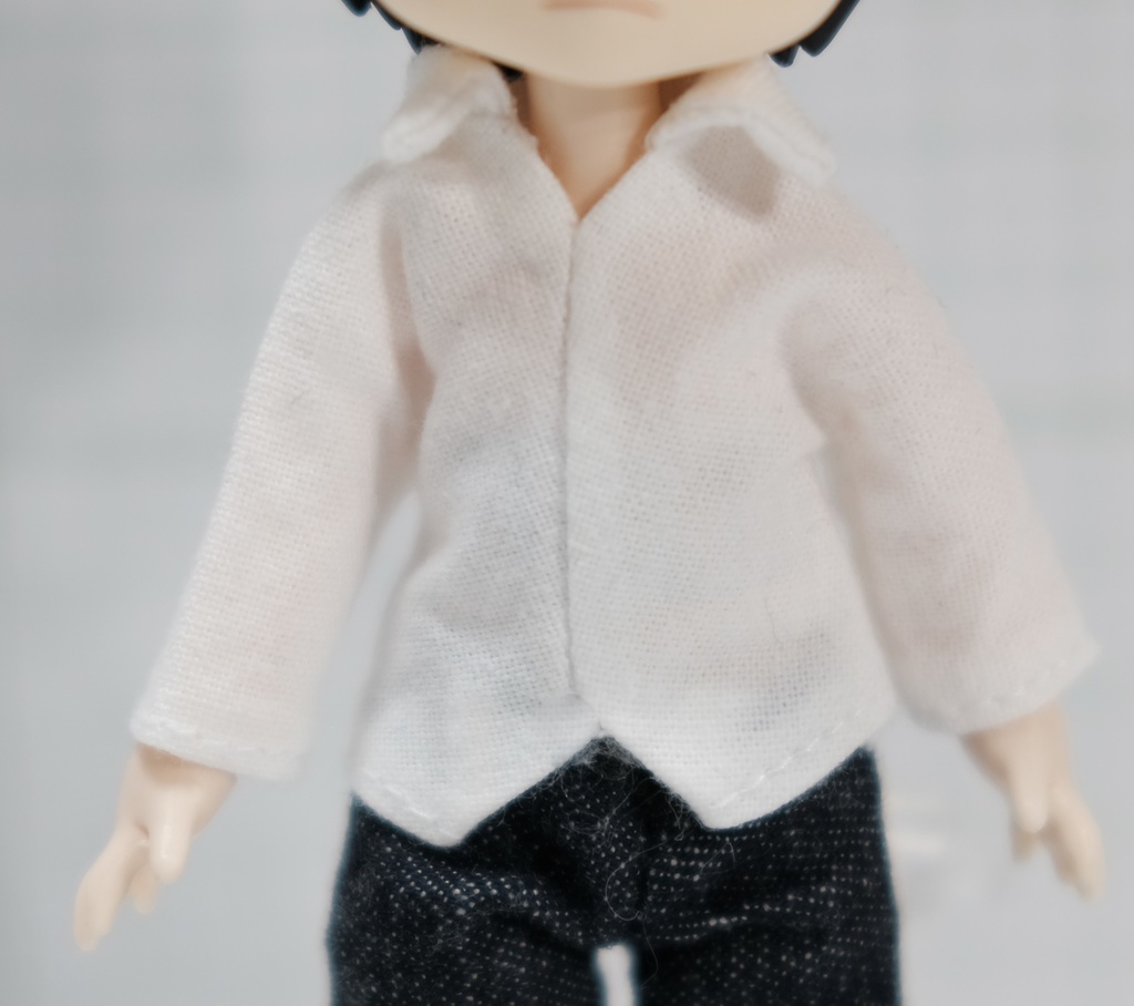 白Yシャツ(ねんどろいどどーる オビツ11)