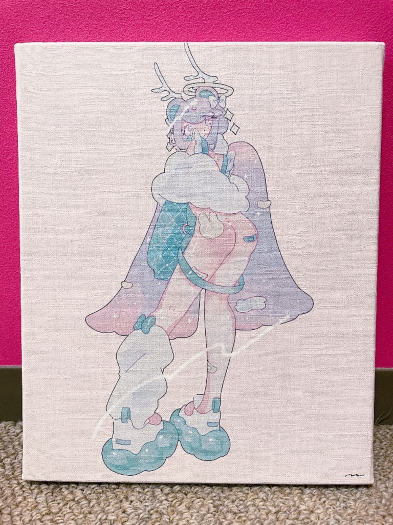 キャンバスプリント(むぅちゃん）
