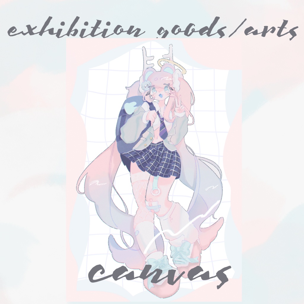 『#』な展示会 🤍 キャンパスプリント