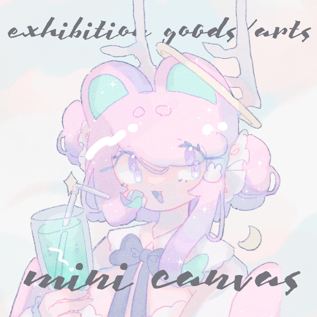 『#』な展示会 🤍 ミニキャンバス2種