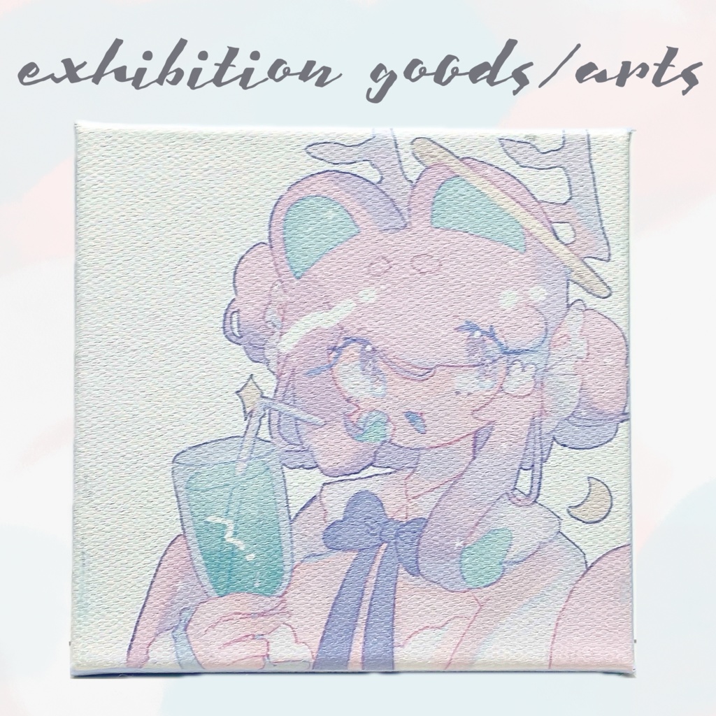 『#』な展示会 🤍 ミニキャンバス2種