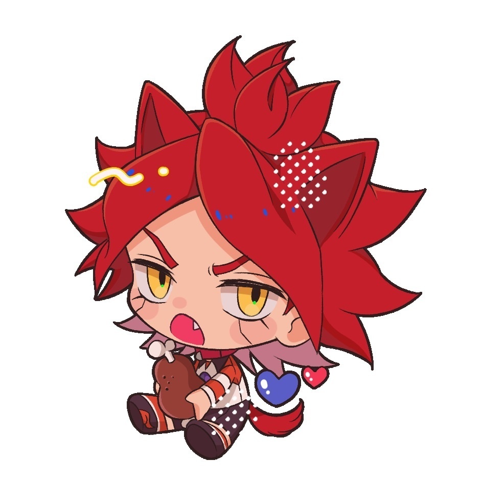 もぐもぐわんにゃんカオスアクキー/バーン