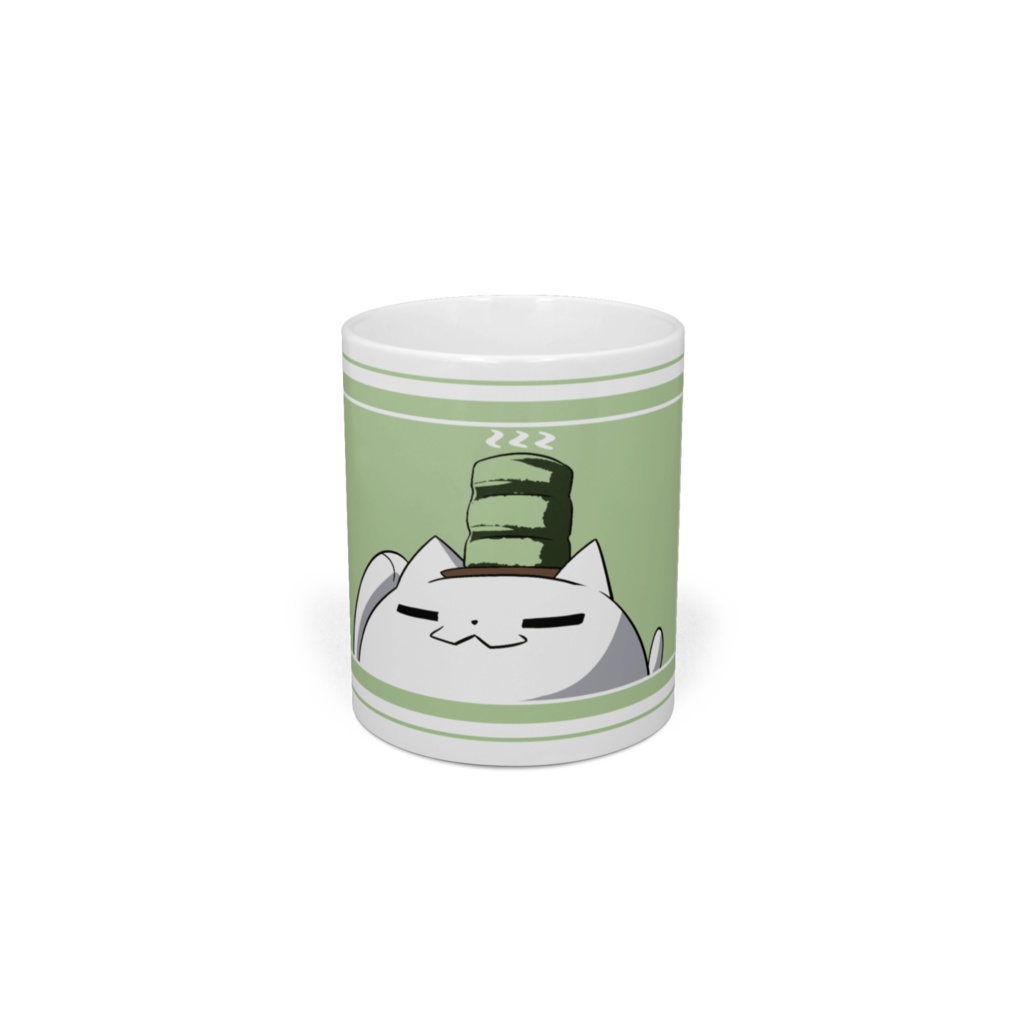 ボタンねこマグカップ