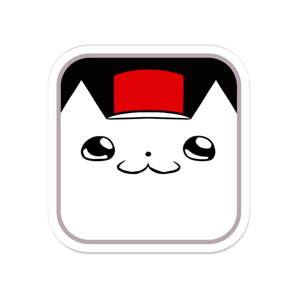 ボタンねこアクリルクリップ(バッジ)