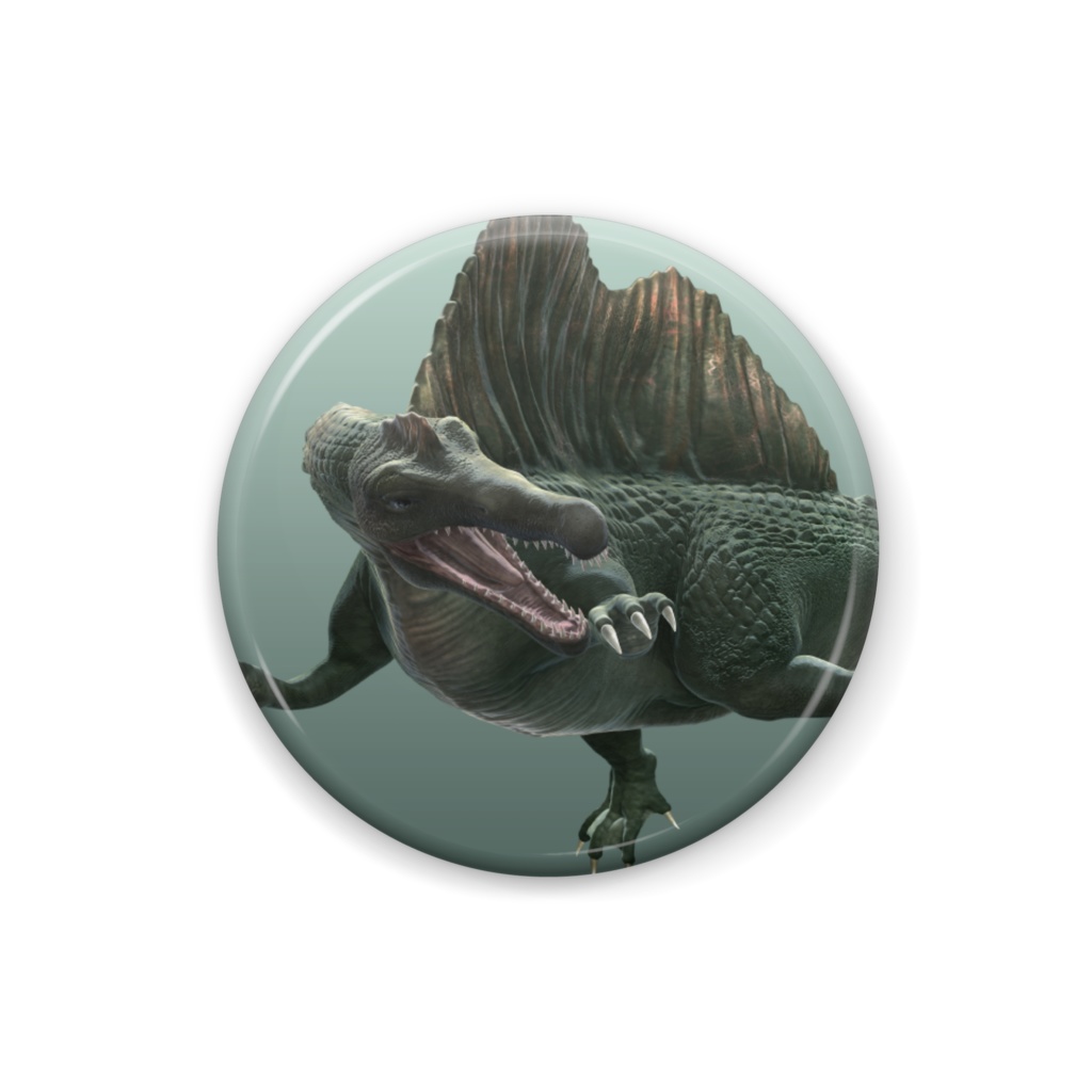 スピノサウルスバッジ