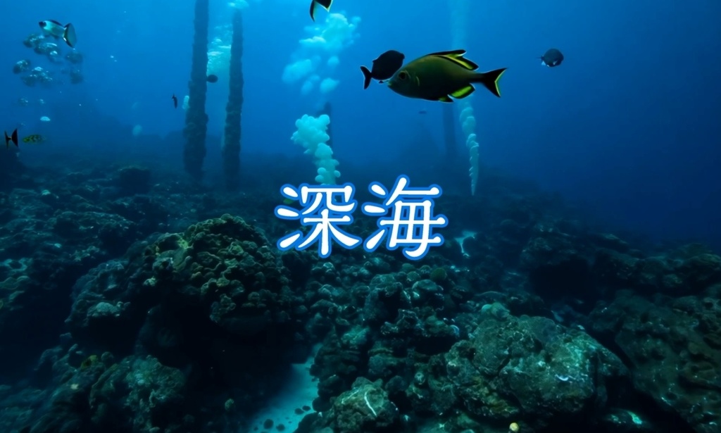 深海。フリー動画素材19点詰め合わせセット