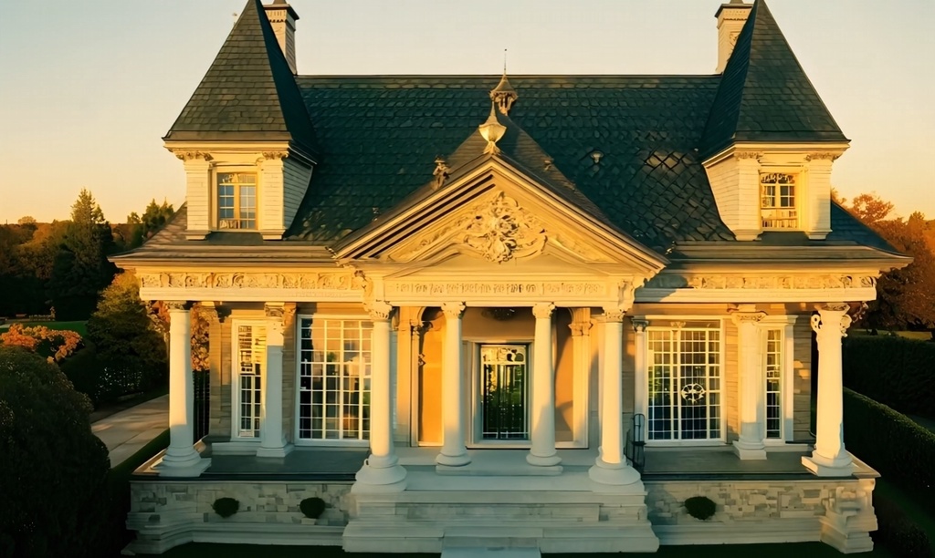 豪華な洋館の動画。4K高画質版