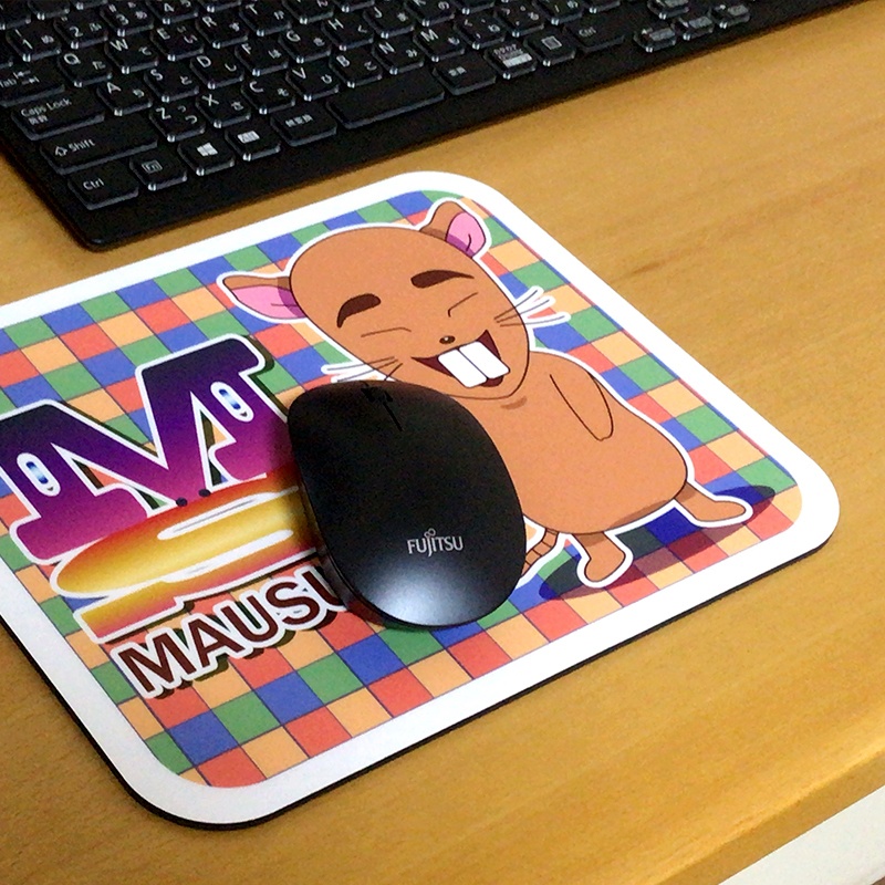 【ビッグサイズ】マウスガ マウスパッド 【ネズミ キャラクター】
