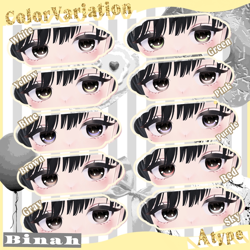 【2アバター対応 】Volume Color【30枚】