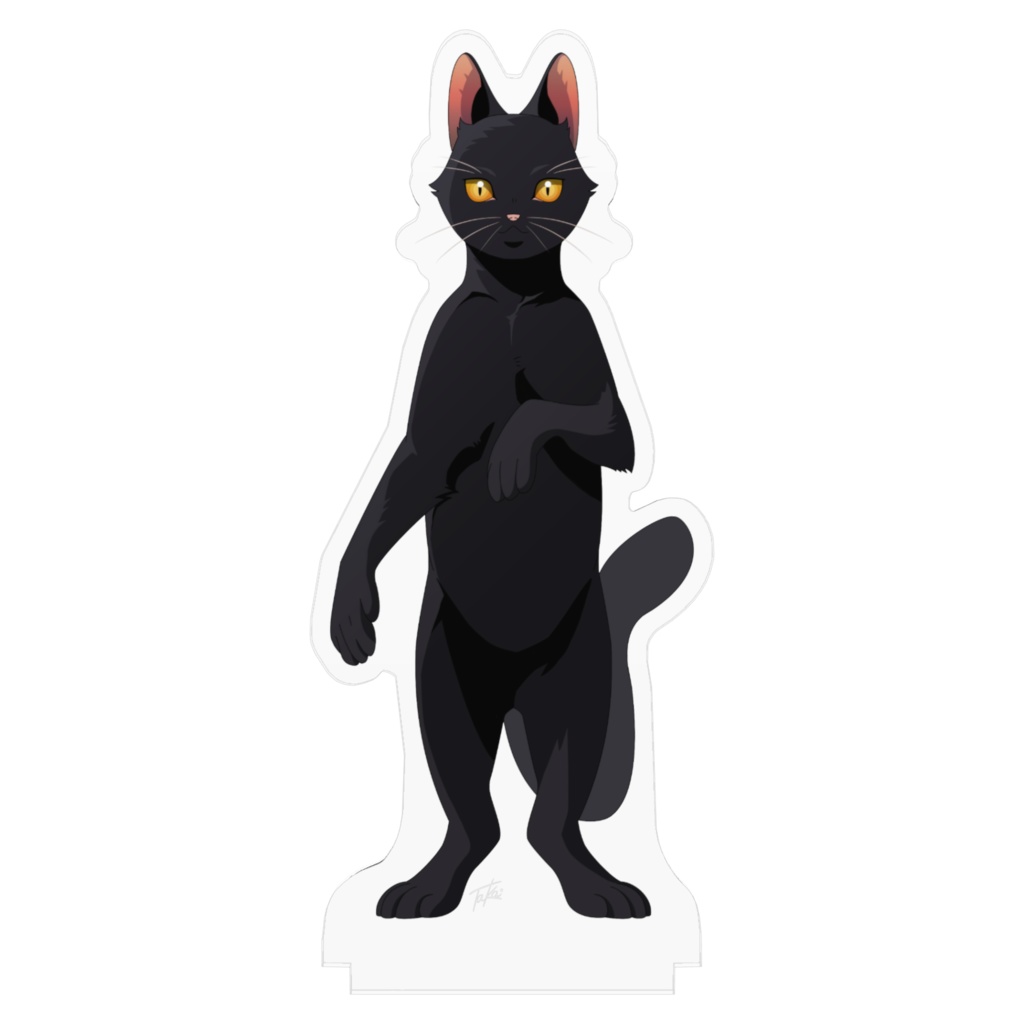 【キャラクター素材が付いてくる!】アクリルフィギュア|華点本舗〈限定〉デザイン|うちの人シリーズ亜人Ver.番号1