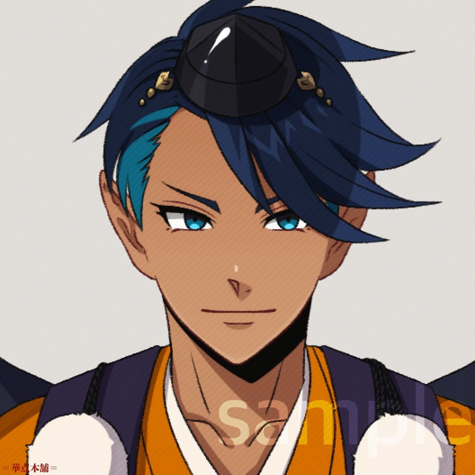 🌟【キャラクター販売】立ち絵・表情9種|亜人Ver.番号2(橙色)|うちの恋人シリーズ