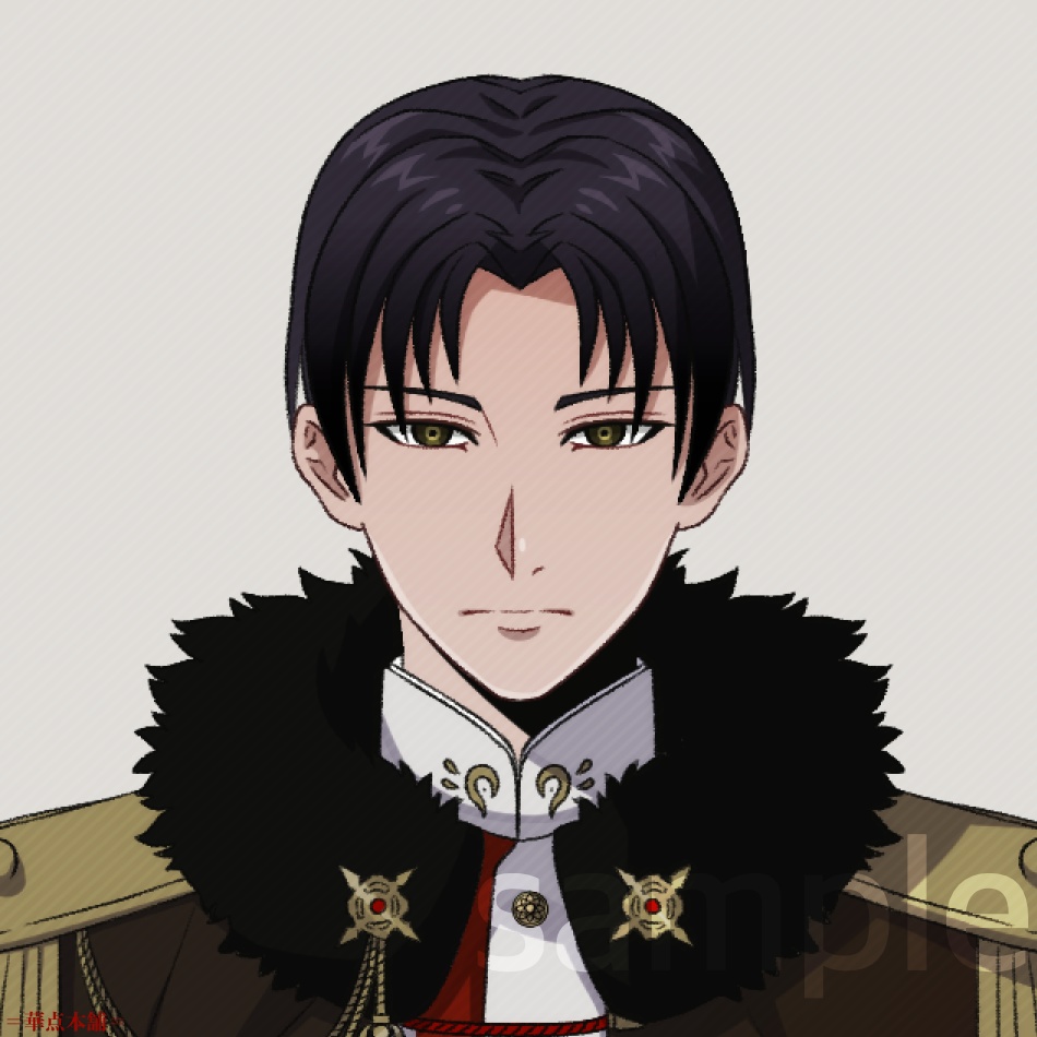 🌟【キャラクター販売】立ち絵2種|軍人Ver.番号2(白色)|うちの恋人シリーズ