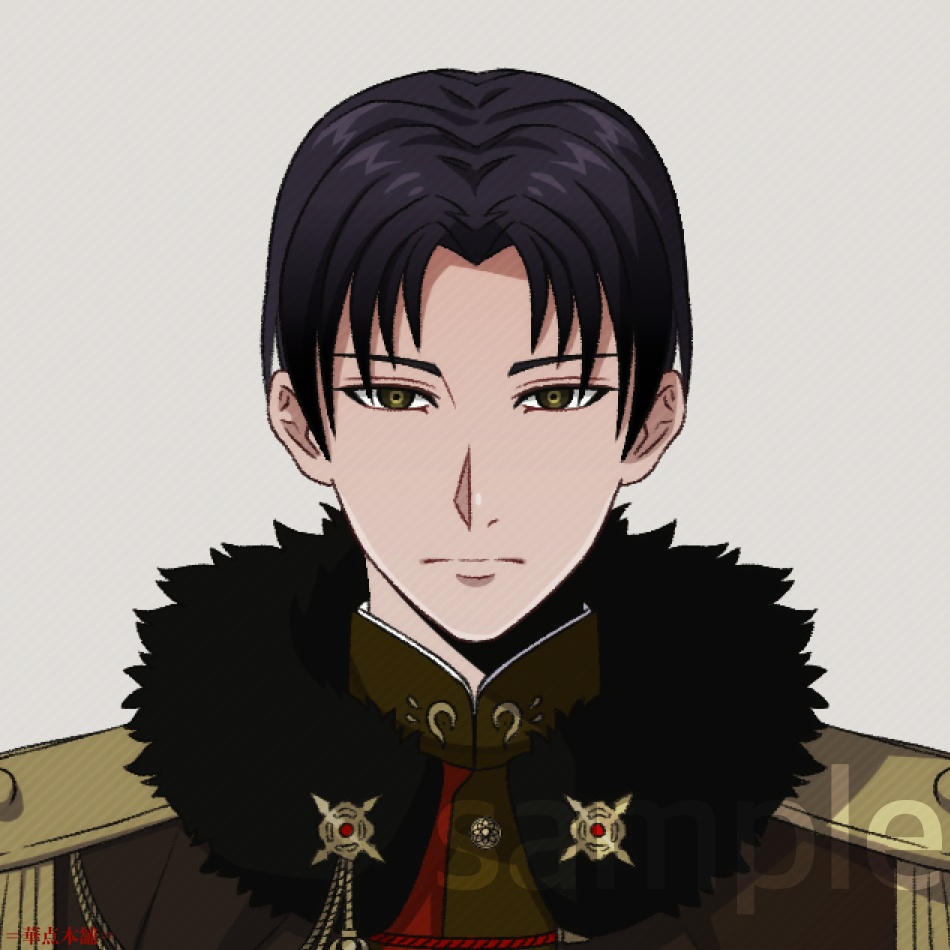 🌟【キャラクター販売】立ち絵2種|軍人Ver.番号2(緑色)|うちの恋人シリーズ