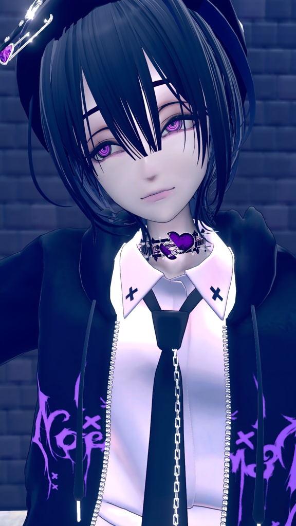 (Sale)Stygian-Choker:Re チョーカー・首輪【VRCHAT想定】