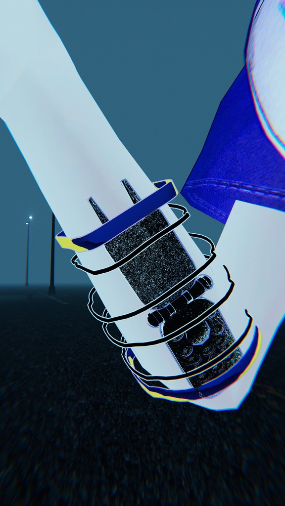 NOISEFREAK-ARM vrchat想定 ブレスレット