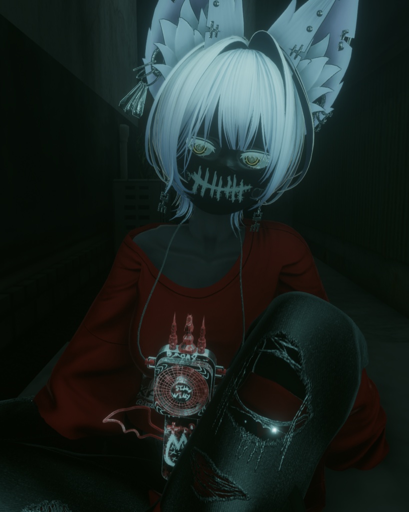 Full face mask(フルフェイスマスク) vrchat想定