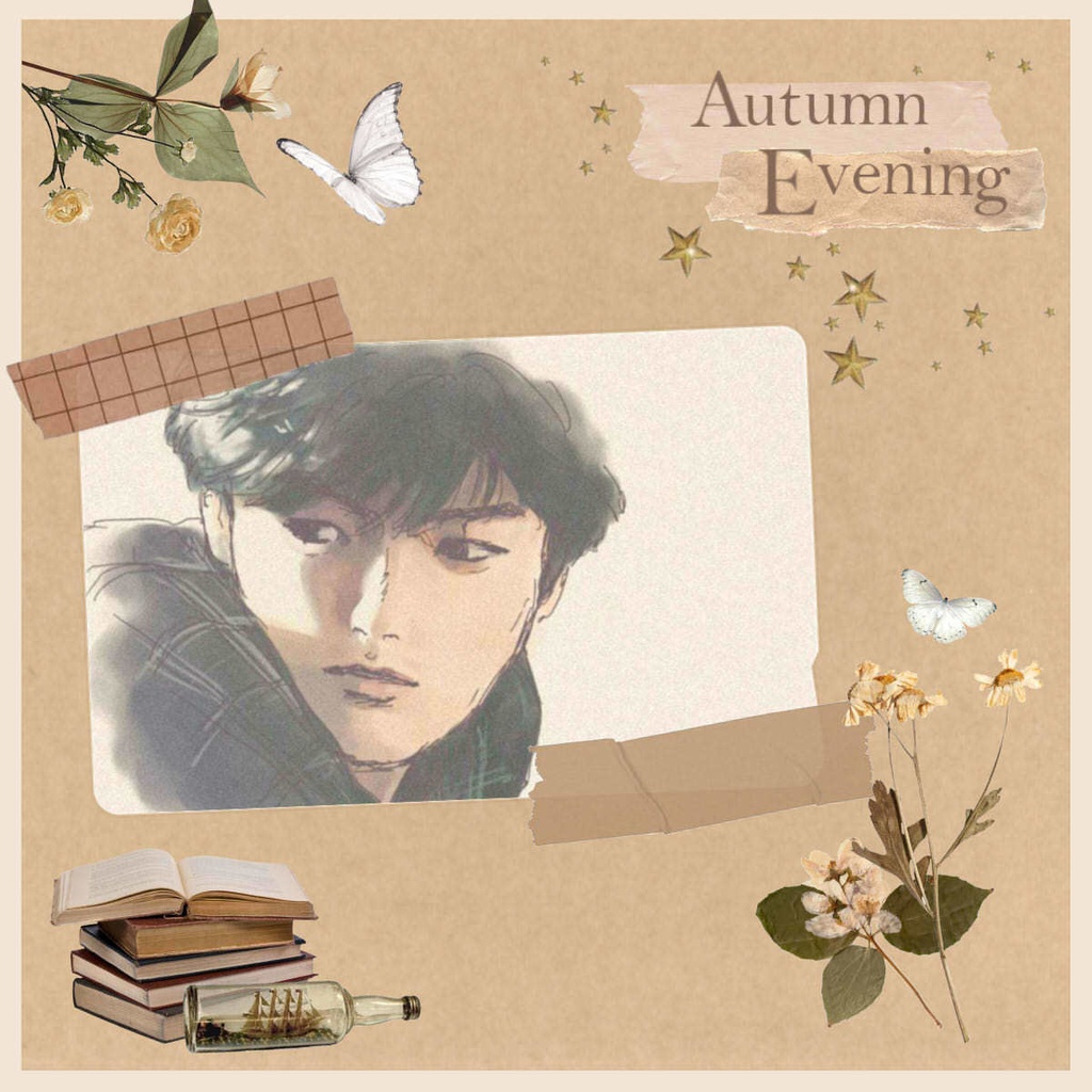 IC Card Sticker "Autumn Evening"