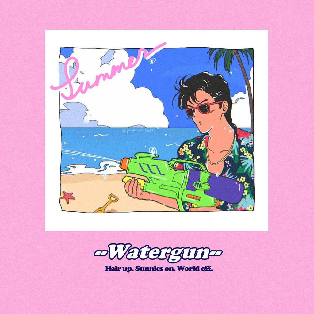 Sticker "Watergun"
