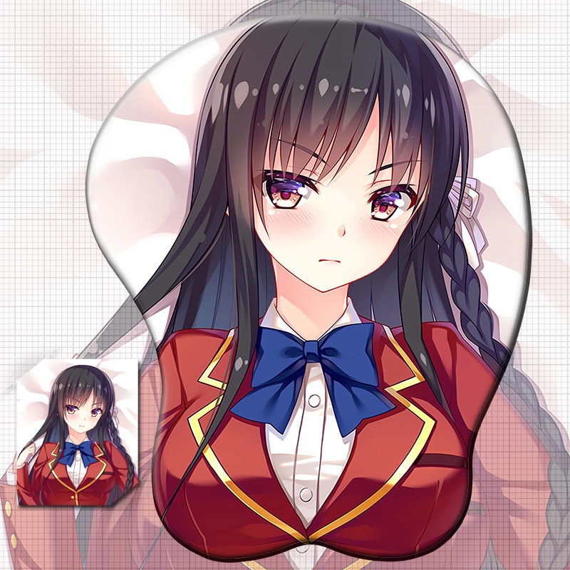 堀北鈴音 (ようこそ実力至上主義の教室へ) おっぱいマウスパッド / Suzune Horikita (Classroom of the Elite) 3D Oppai Mouse Pad