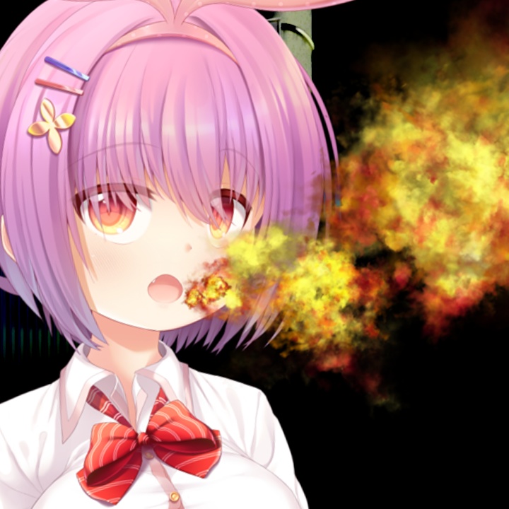 [Live2D Item] Fire breathing for VTubers (With Sound)