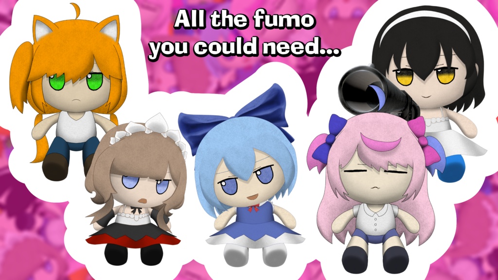 Fumo model for VTubers (CUSTOMIZABLE)