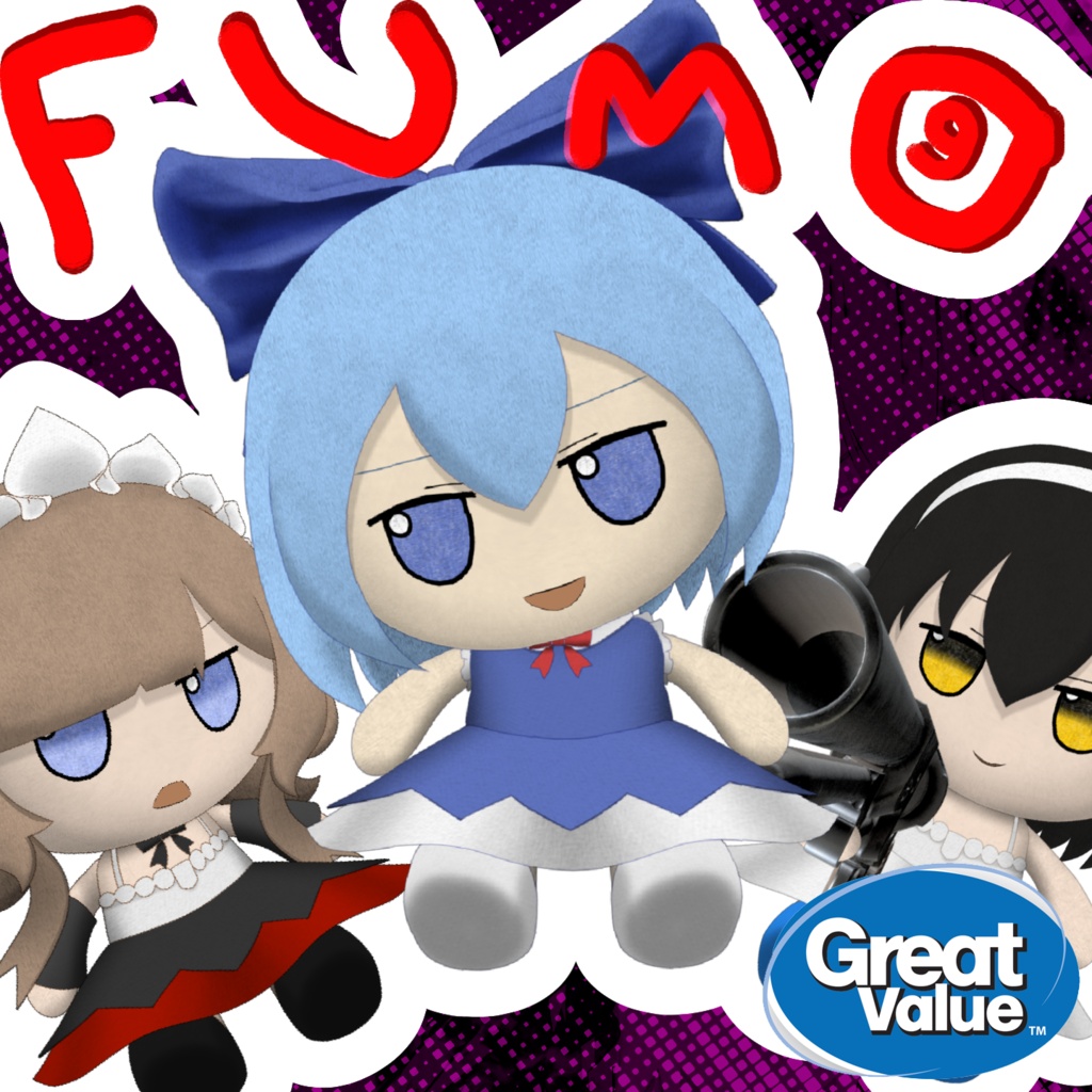 Fumo model for VTubers (CUSTOMIZABLE)
