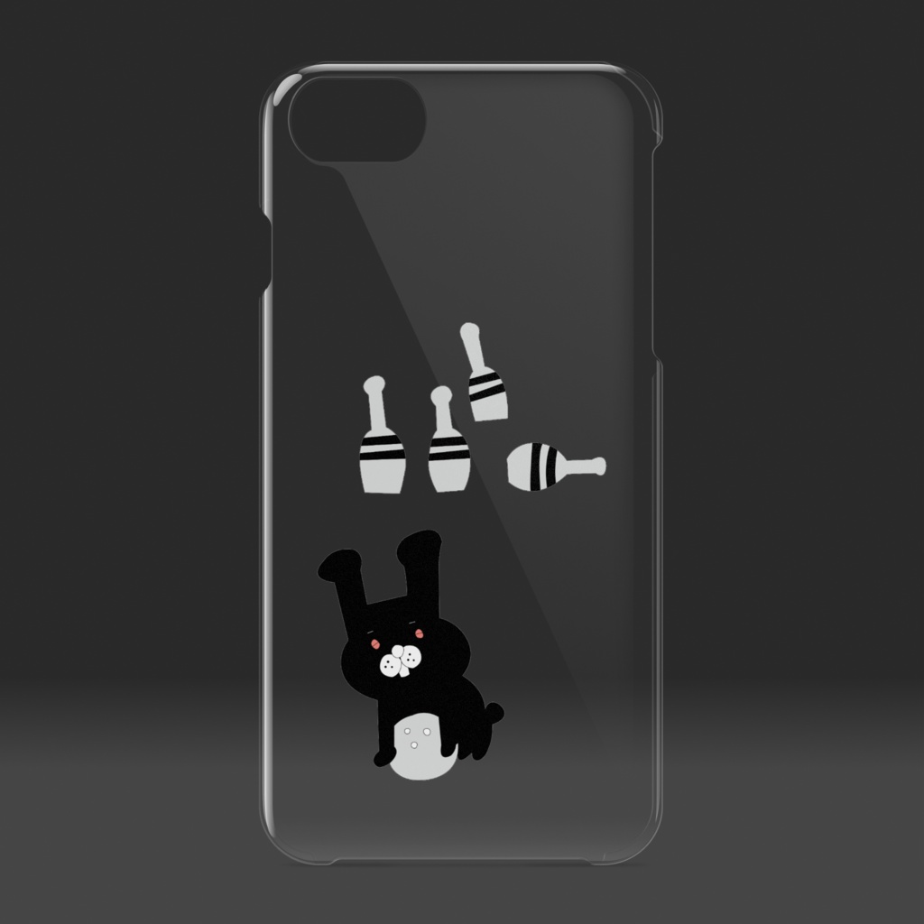 ボーリングウサギ iphoneケース