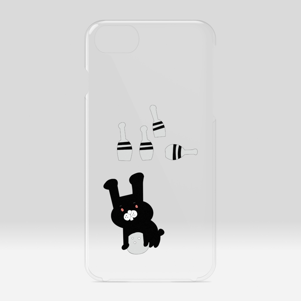 ボーリングウサギ　iphoneケース
