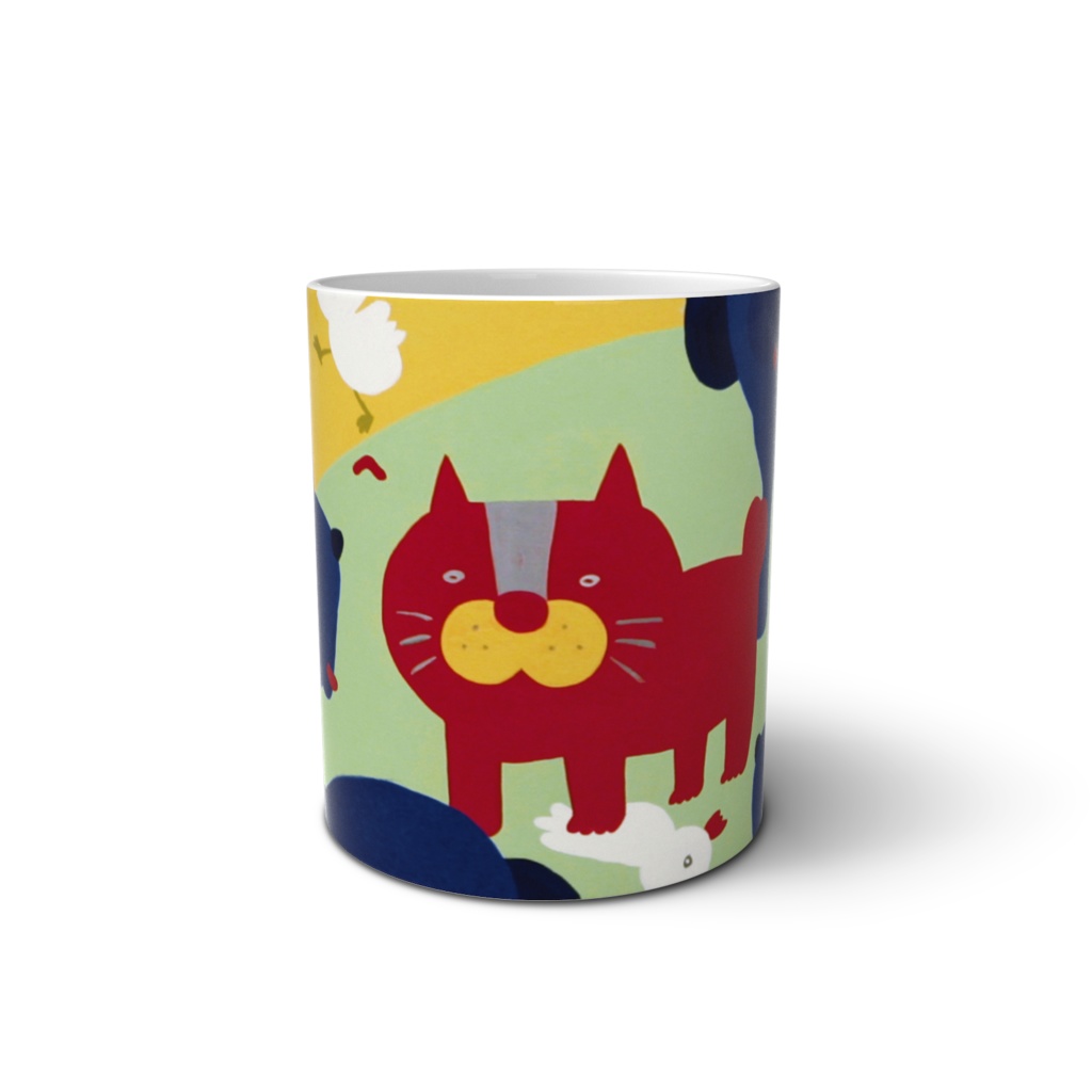 キモネコと仲間たち マグカップ