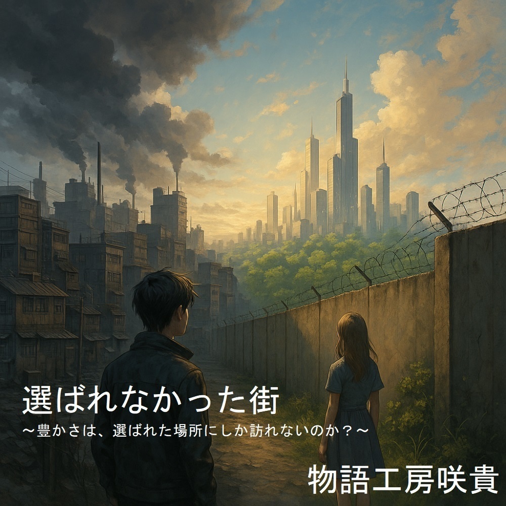 【SF創作支援プロット】選ばれなかった街～豊かさは、選ばれた場所にしか訪れないのか？～