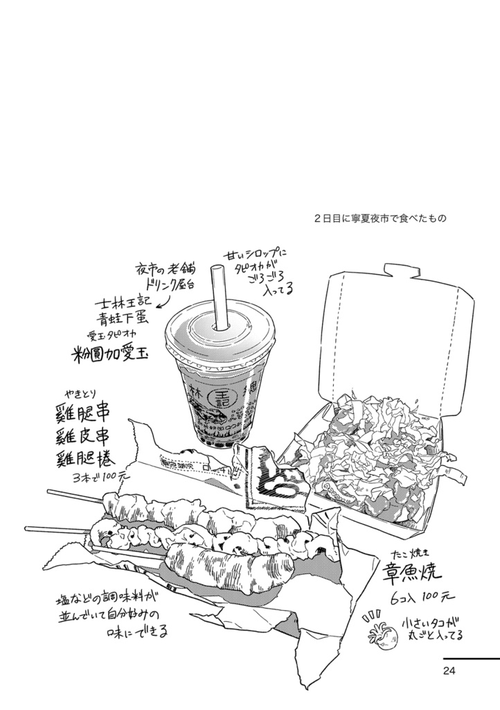 【完売】台湾もぐもぐ二人旅