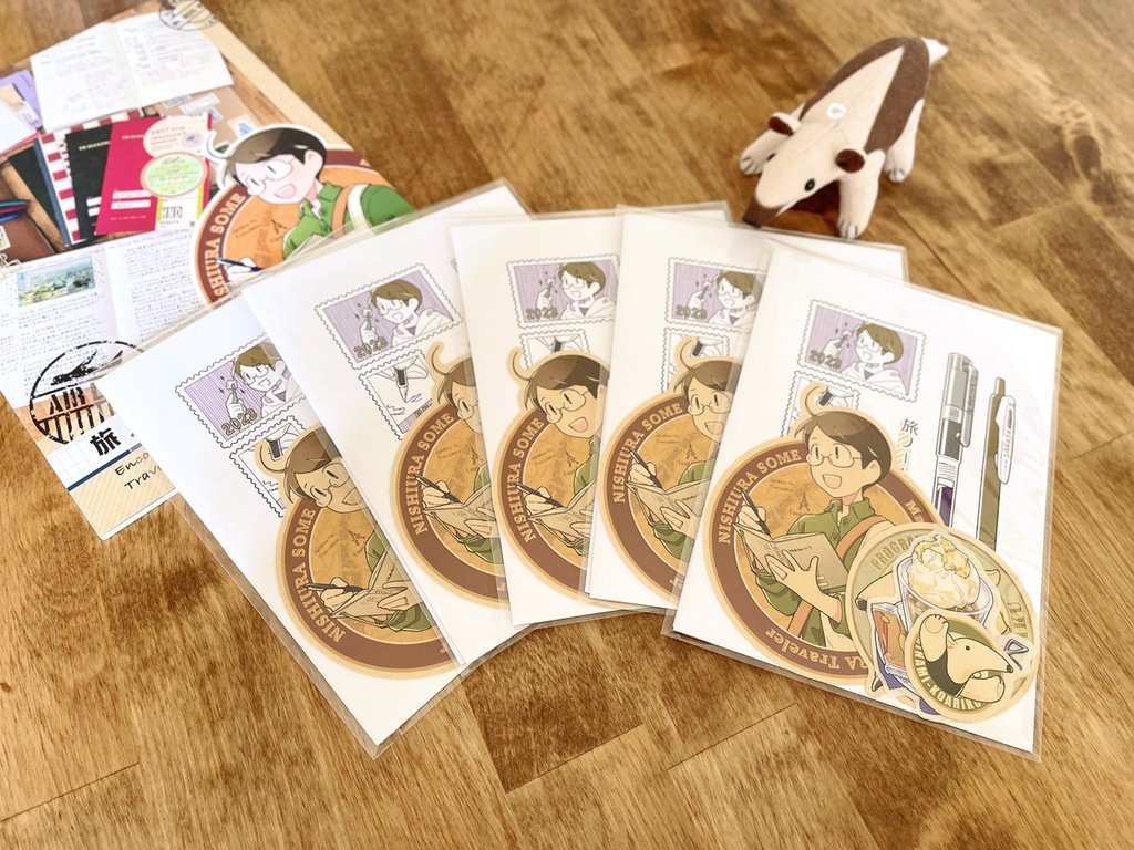 【完売】『旅ノートのススメ』シール&ペーパーセット【グッズ】