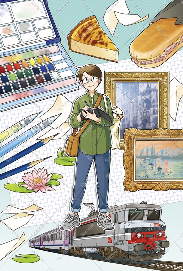 【グッズ】『フランスふらふら一人旅』ポストカードセット